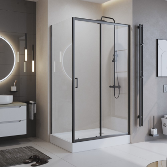 Душевой уголок BELBAGNO UNO-195-AH-1-130/90-P-Cr