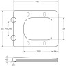 Унитаз подвесной BELBAGNO LUCE-TOR BB076CH-TOR/SC