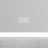 Зеркало 90x80 см BELBAGNO SPC-GRT-900-800-LED-TCH-WARM
